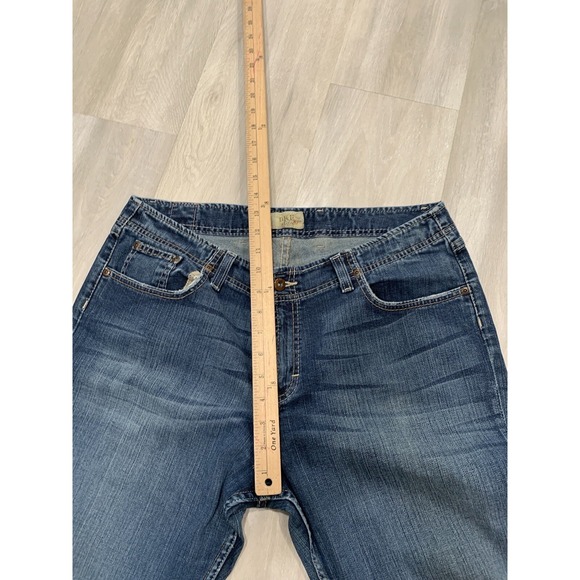 Buckle Women's Boot Cut Jeans - Dark Blue - Picture 7 of 9